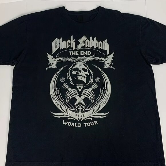 Black Sabbath The End Would Tour T-Shirt, Graphic Tour 2016 Concert Band Tee - Picture 2 of 4